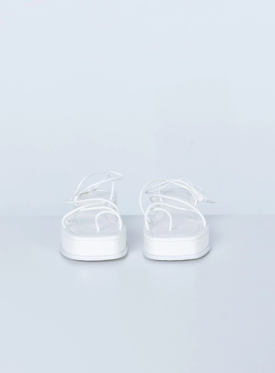 Shoes * | Princess Polly Kiyomi Sandals White