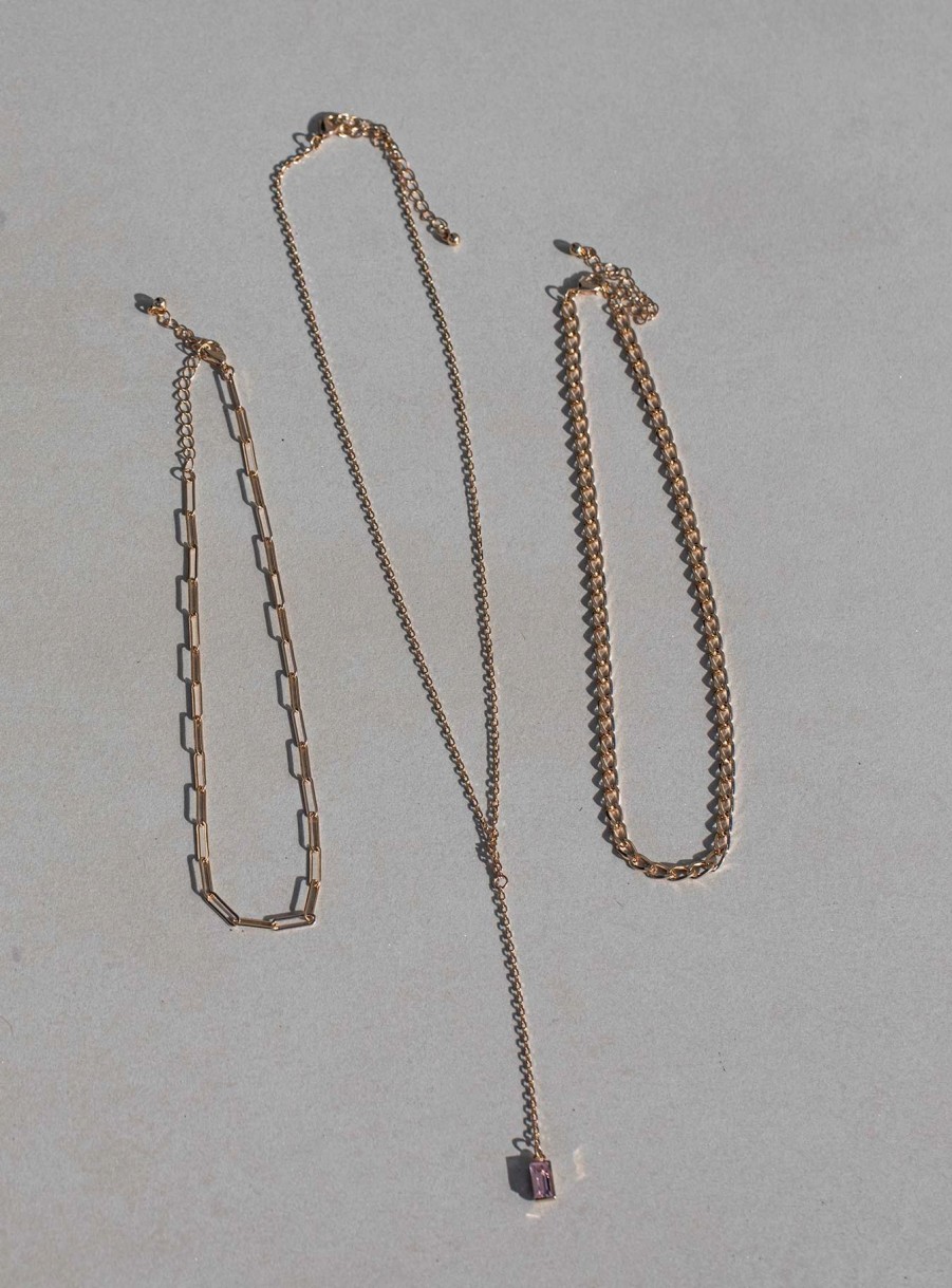 Accessories * | Princess Polly Shay Necklace Pack Gold