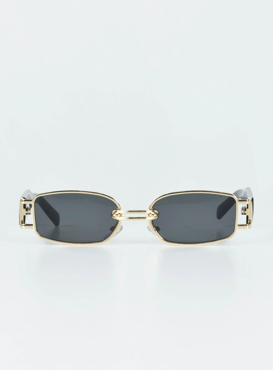 Accessories * | Princess Polly Baker Sunglasses / Gold Black