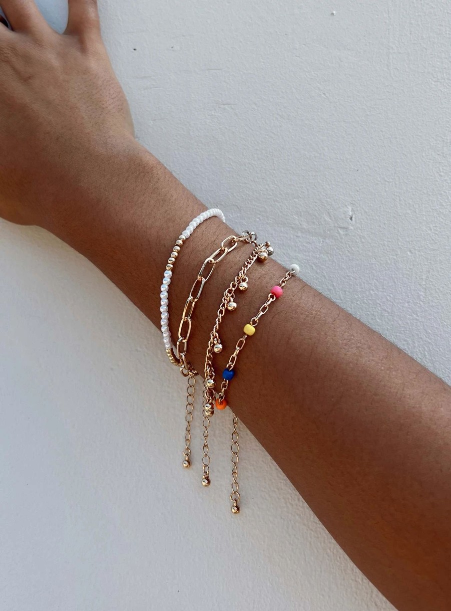 Accessories * | Princess Polly Lahni Bracelet Pack Gold