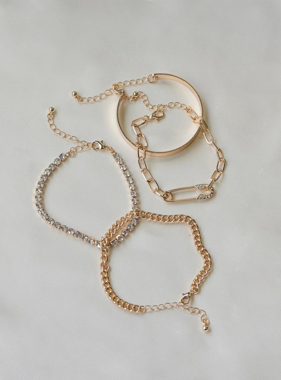 Accessories * | Princess Polly Barrera Bracelet Gold