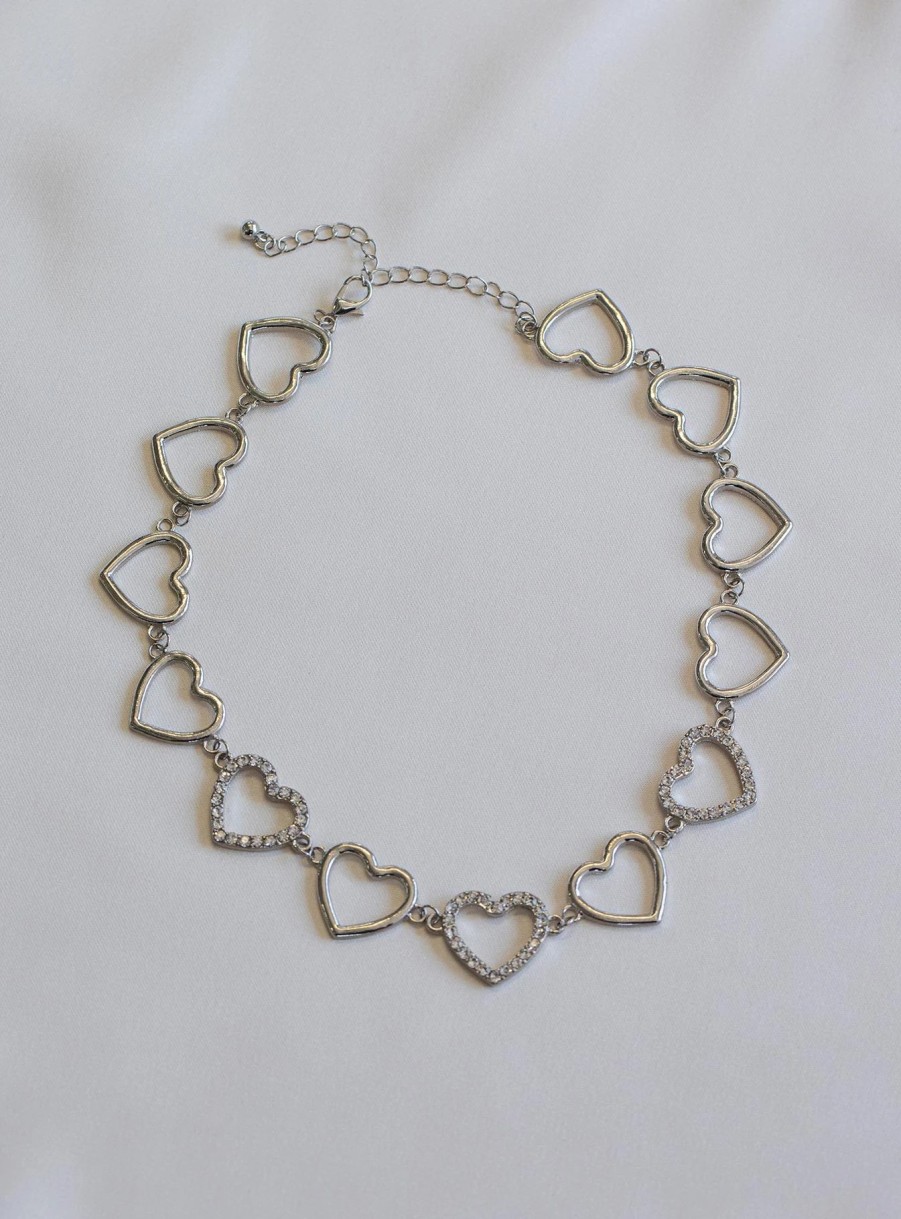 Accessories * | Princess Polly Aisha Choker Silver