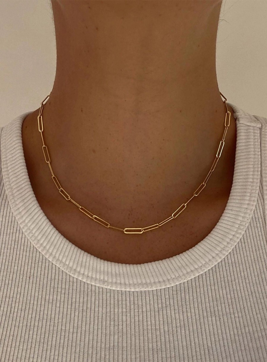 Accessories * | Princess Polly Patanto Plated Necklace Gold