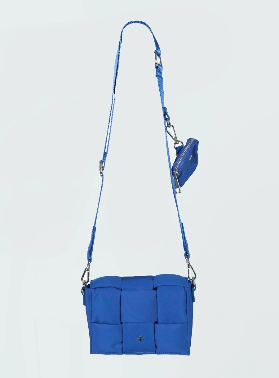 Accessories * | Peta And Jain Peta & Jain Vespa Crossbody Nylon Bag Blue