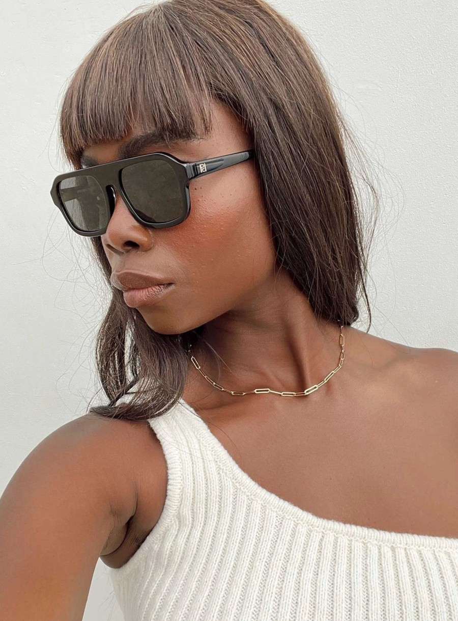 Accessories * | Princess Polly Hetley Sunglasses Black