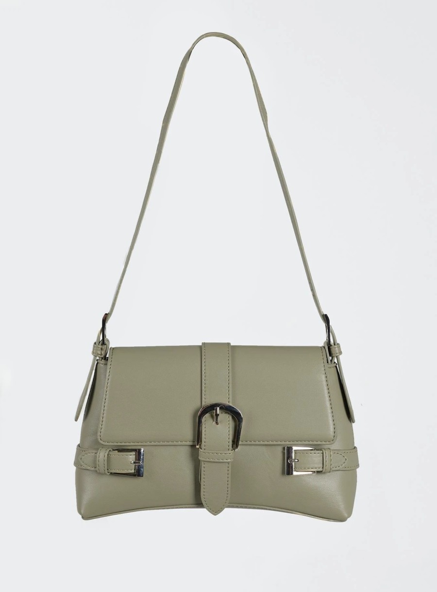 Accessories * | Princess Polly Tozzi Shoulder Bag Khaki