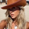 Accessories * | Princess Polly Ella-Rae Cowboy Hat Brown