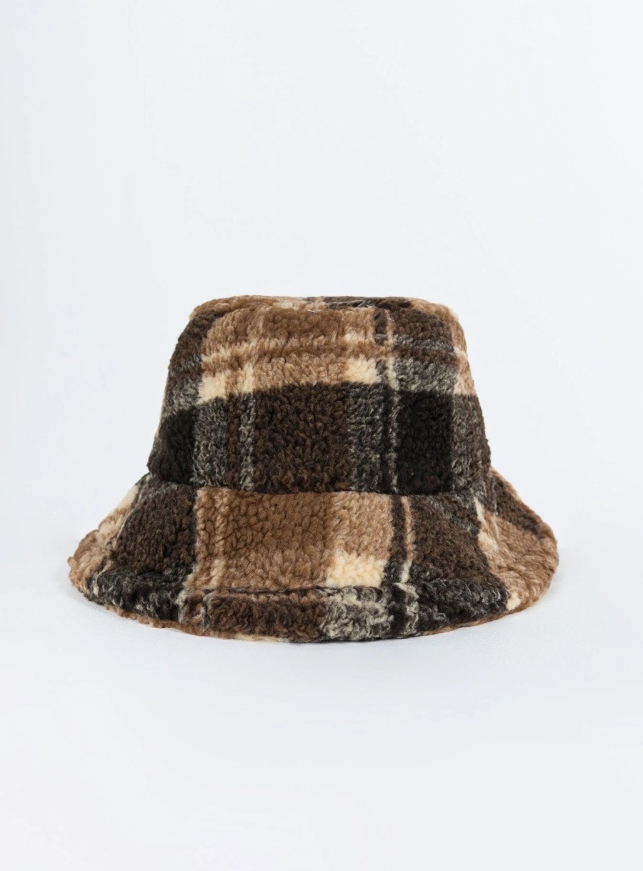 Accessories * | Princess Polly Dion Bucket Hat Brown