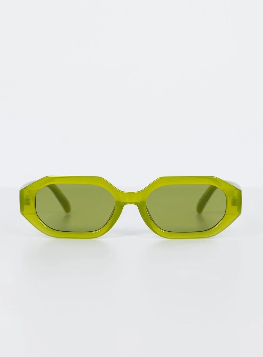 Accessories * | Princess Polly Corbett Sunglasses Green