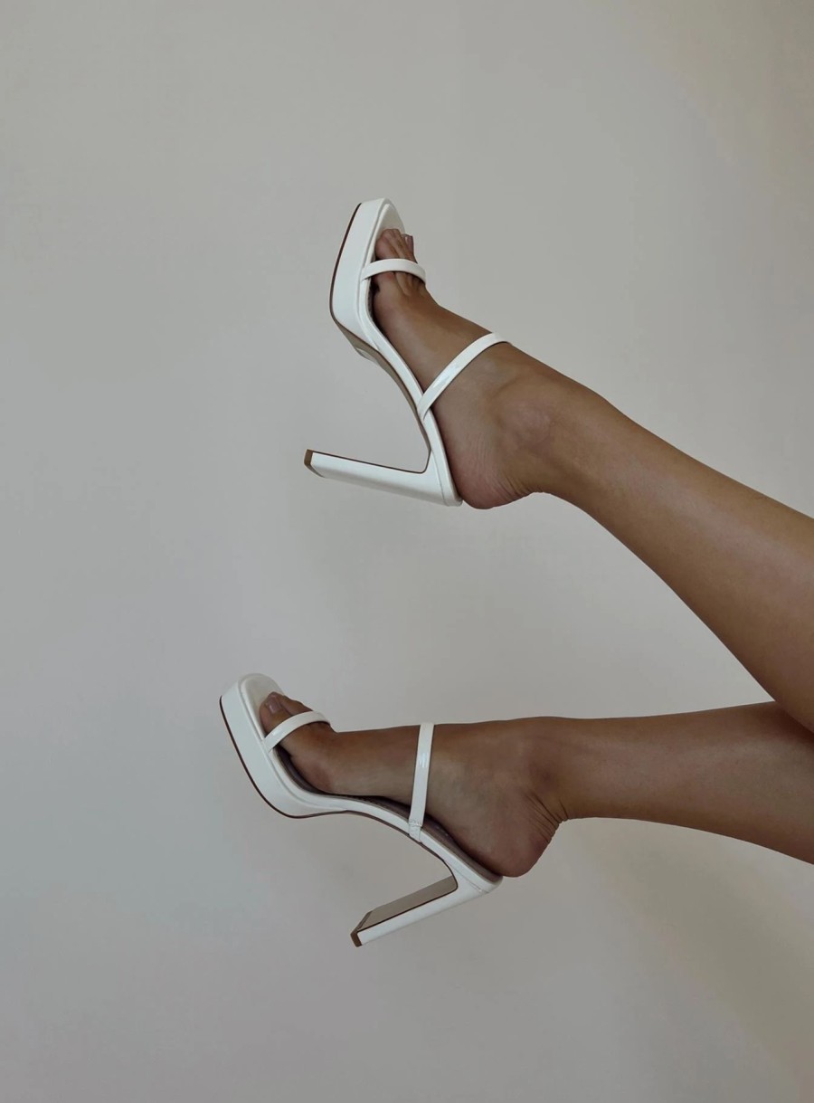 Shoes * | Princess Polly Yelda Heels White