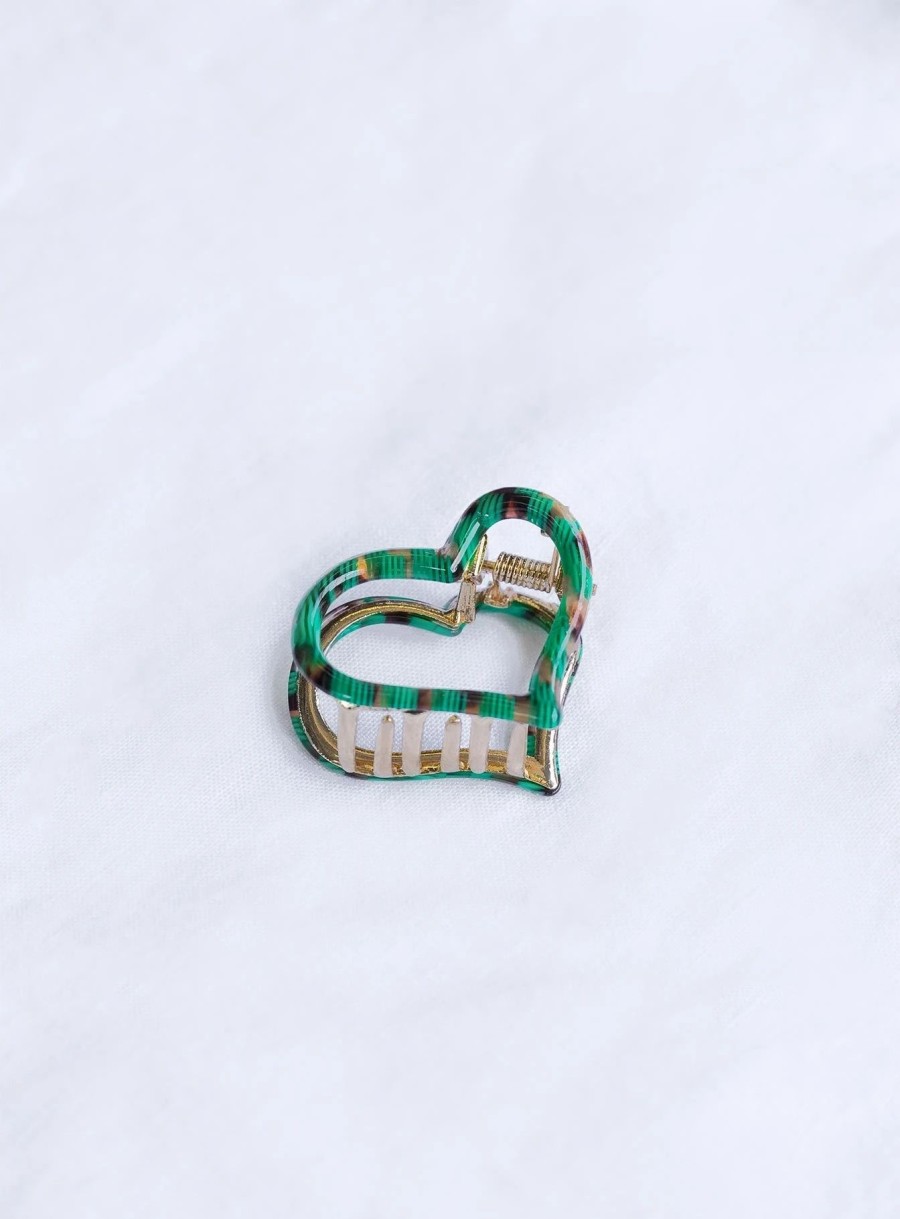 Accessories * | Princess Polly Baxter Hair Clip Green