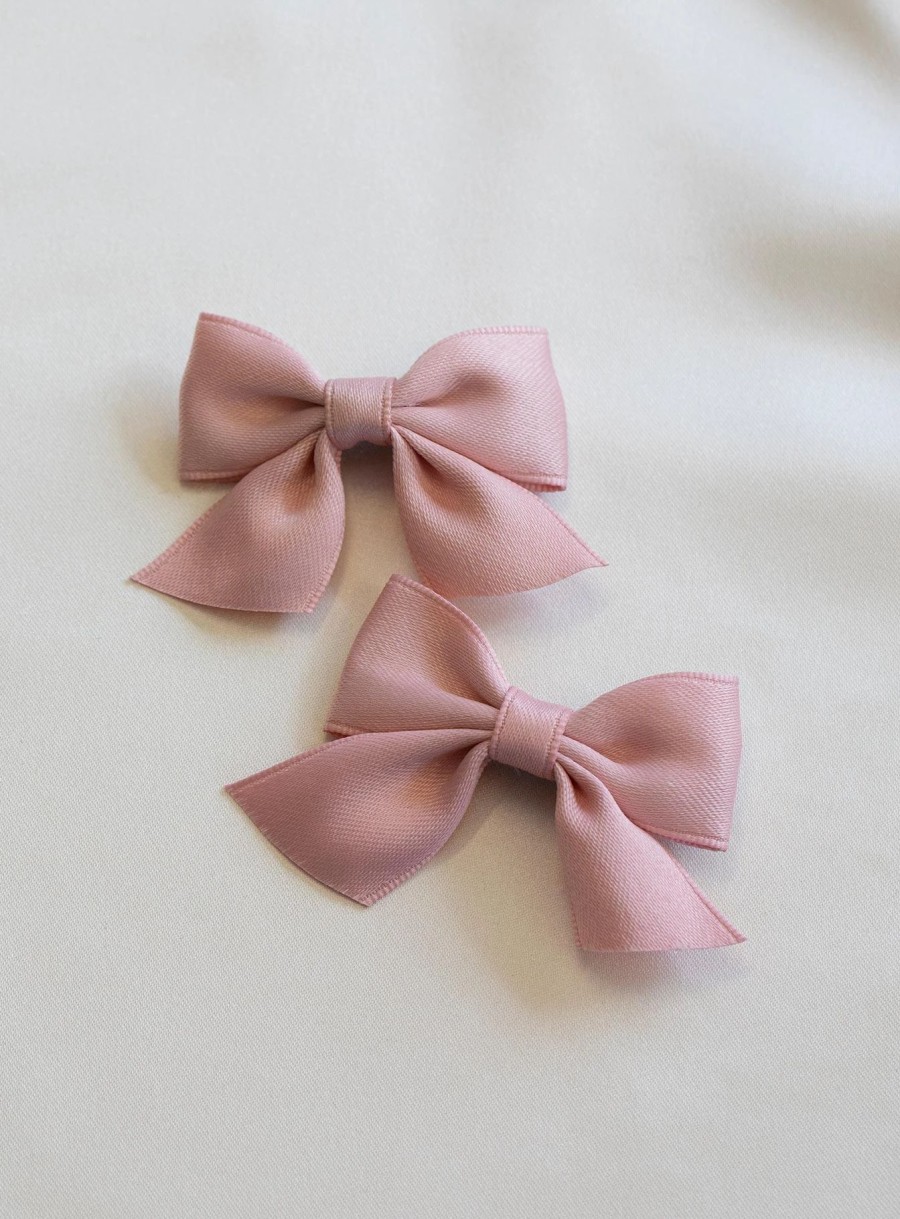 Accessories * | Princess Polly Noelene Hair Bows Pink