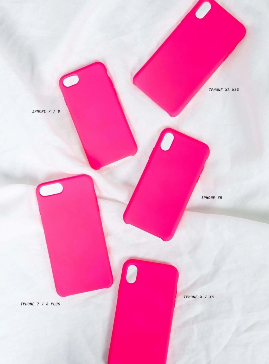 Accessories * | Princess Polly The Classic Iphone Case Neon Pink