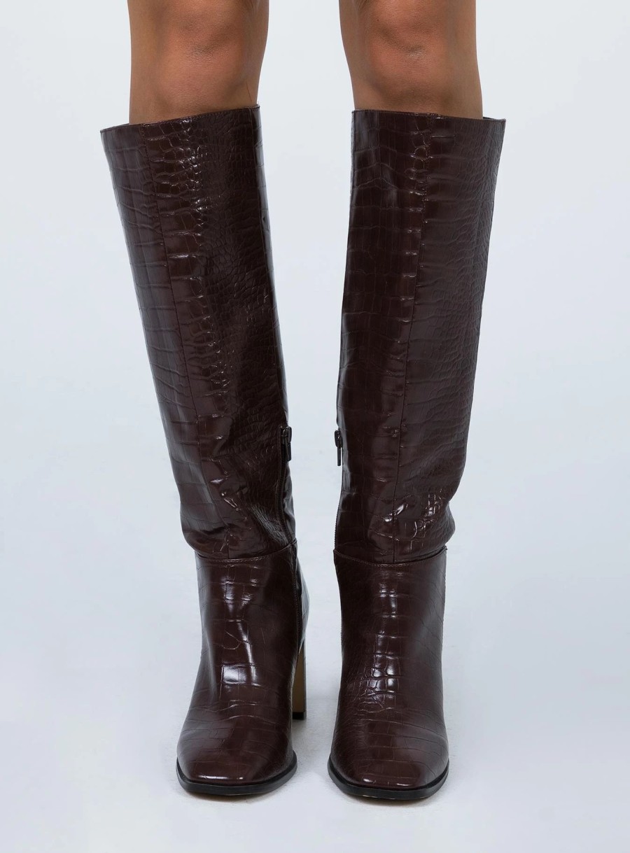 Shoes * | Princess Polly Torrance Boots Brown