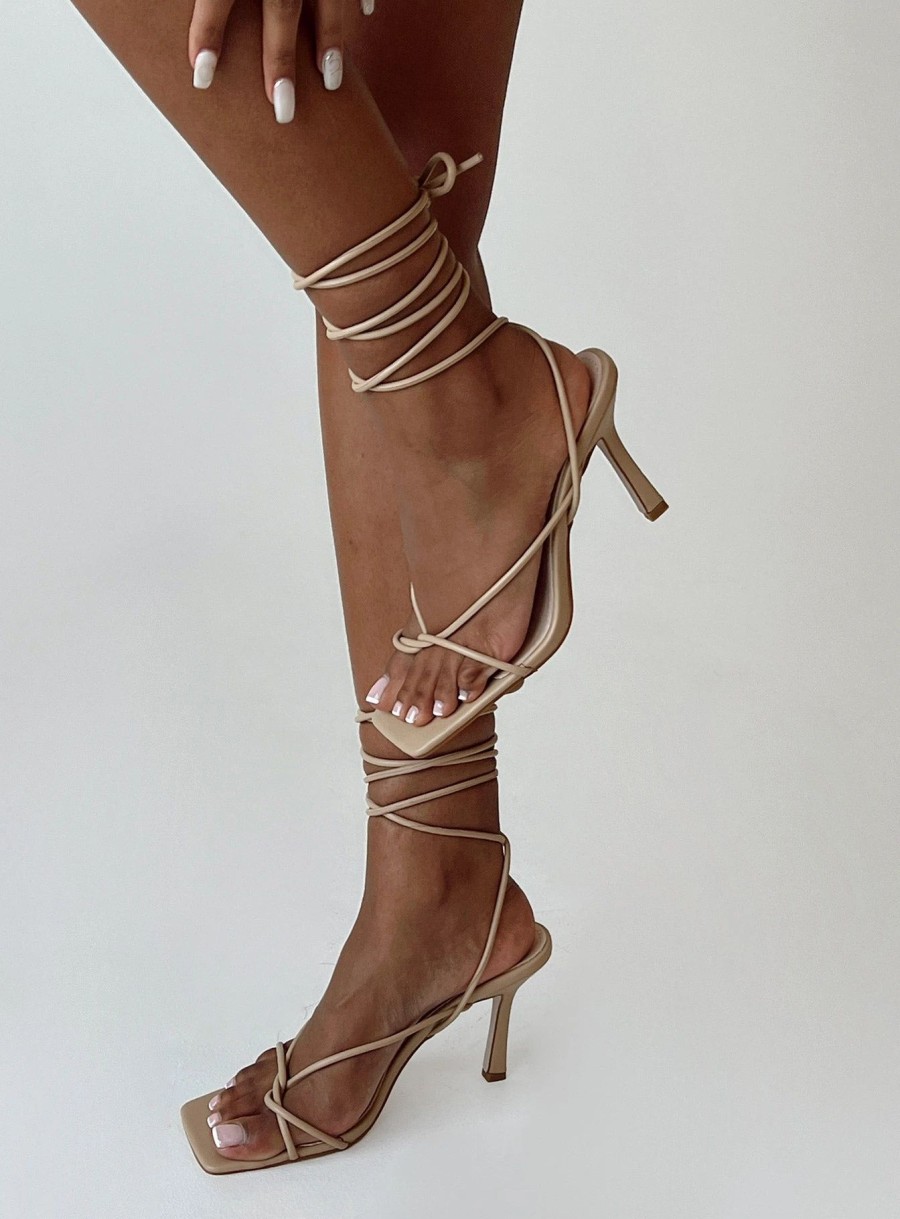 Shoes * | Princess Polly Dawson Heels Camel