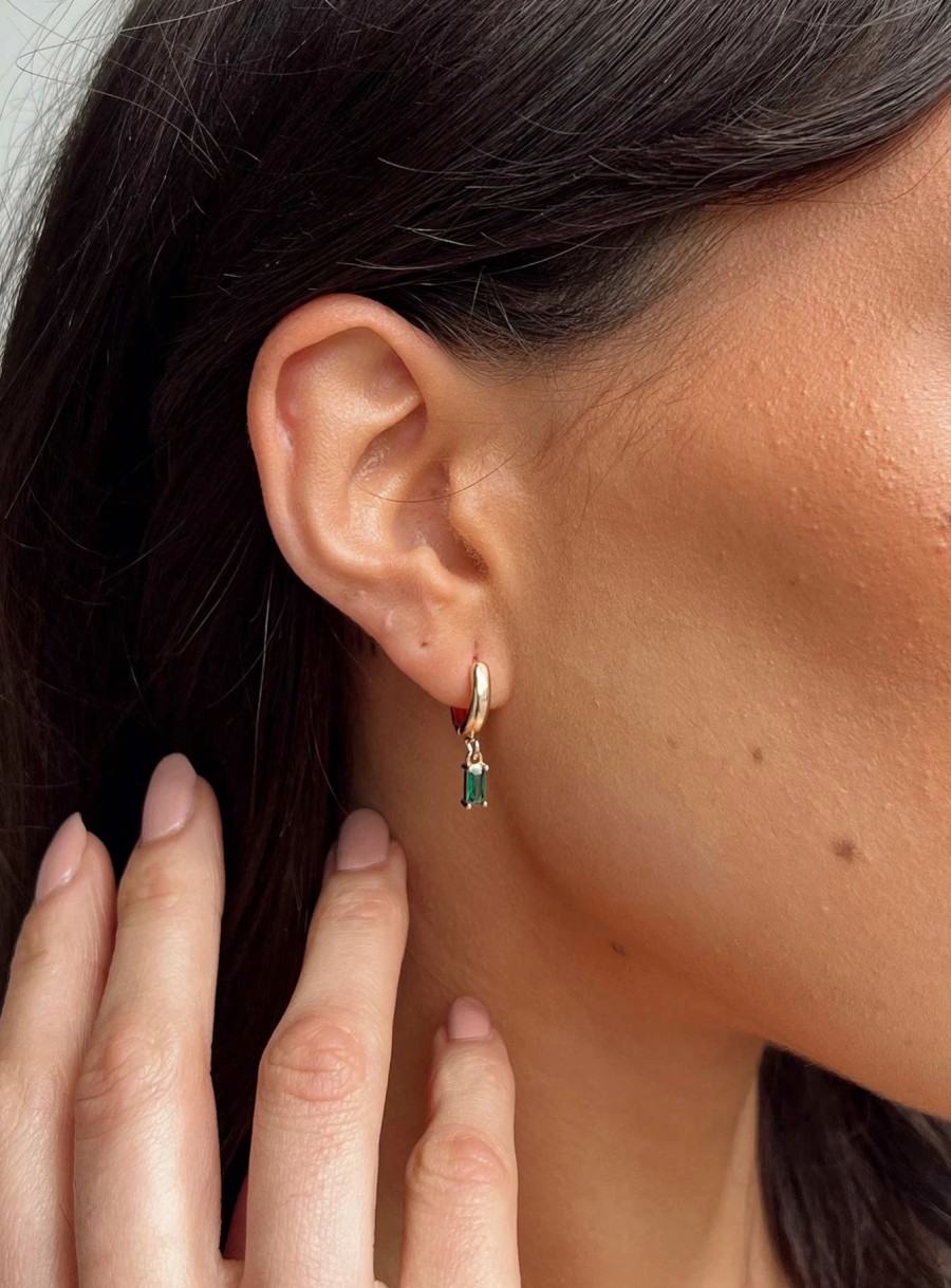 Accessories * | Princess Polly Bridgerton Earrings Green