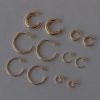 Accessories * | Princess Polly Lower Impact Abbey Rose Hoop Earring Pack Gold