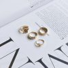 Accessories * | Princess Polly Lower Impact Celestial Moon Ring Pack Gold