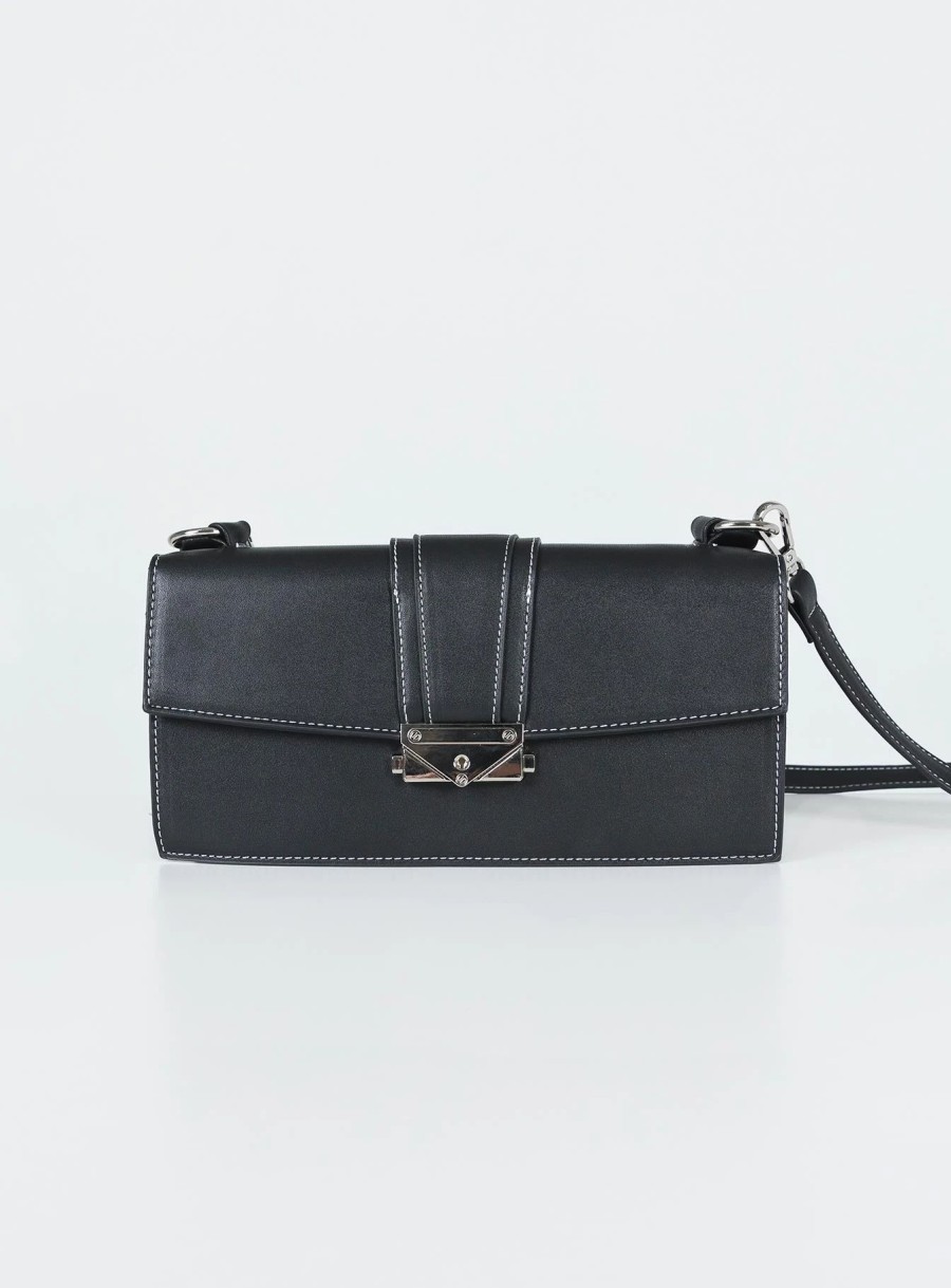 Accessories * | Princess Polly Freyer Shoulder Bag Black