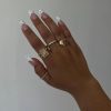 Accessories * | Princess Polly Lower Impact Silent Nights Ring Pack Gold