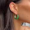 Accessories * | Princess Polly Lower Impact Mallow Earrings Green