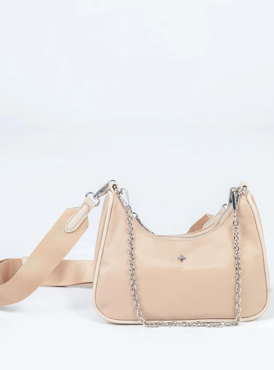 Accessories * | Princess Polly Peta & Jain Paloma Nylon Bag Beige