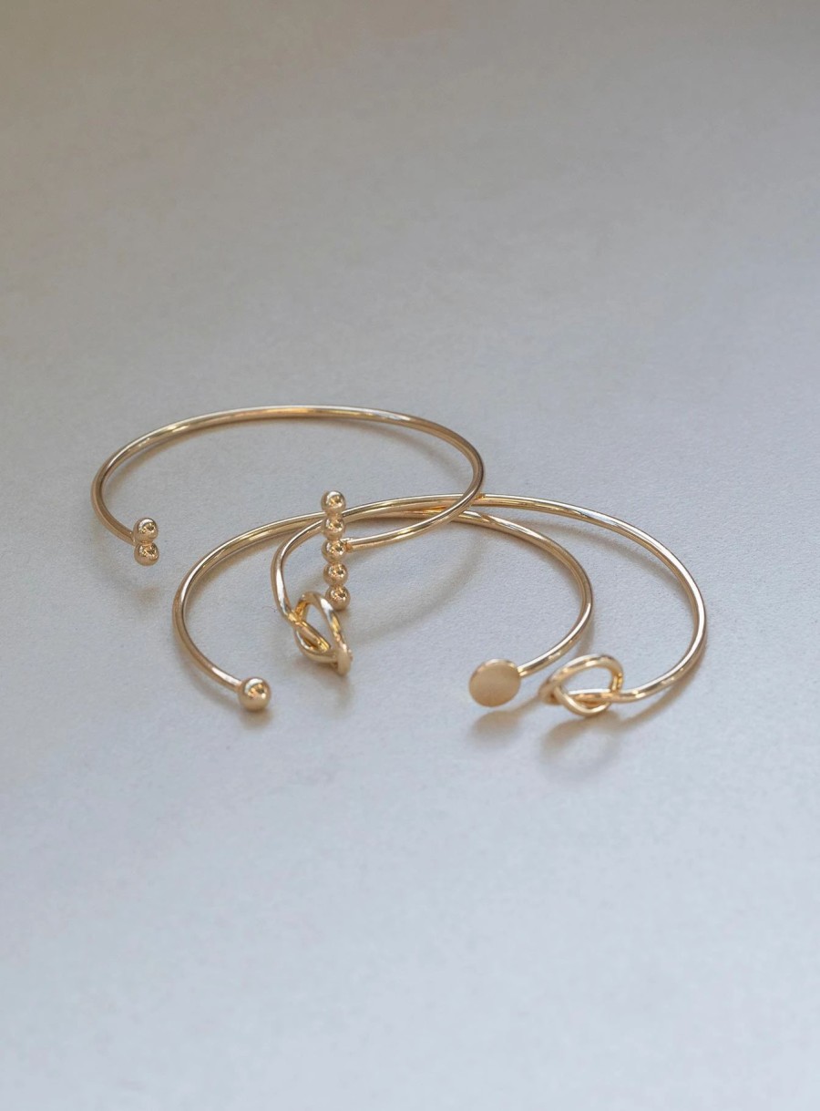 Accessories * | Princess Polly Lower Impact Blaine Cuff Bracelet Gold