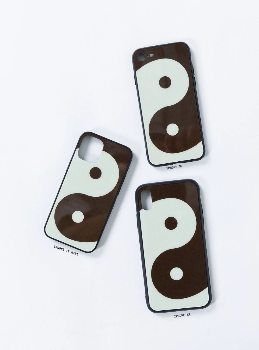 Accessories * | Princess Polly Peace Train Iphone Case Brown / Cream