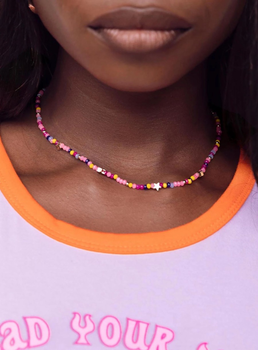 Accessories * | Princess Polly Star Struck Necklace Multi