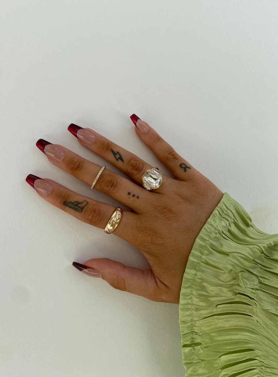 Accessories * | Princess Polly Lower Impact Devaney Ring Pack Gold