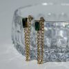 Accessories * | Princess Polly Nakia Earrings / Green Gold