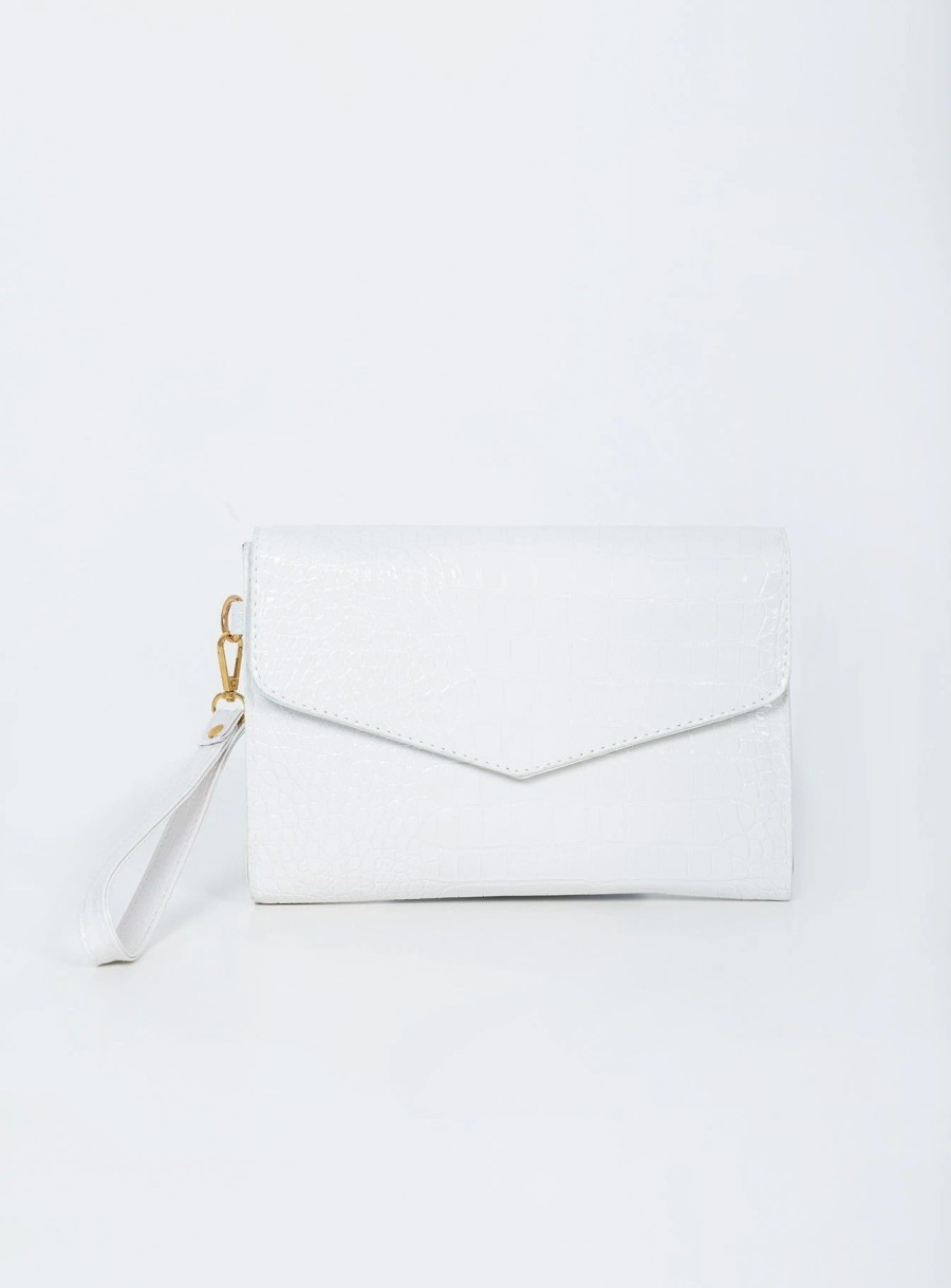 Accessories * | Princess Polly Sela Wristlet White