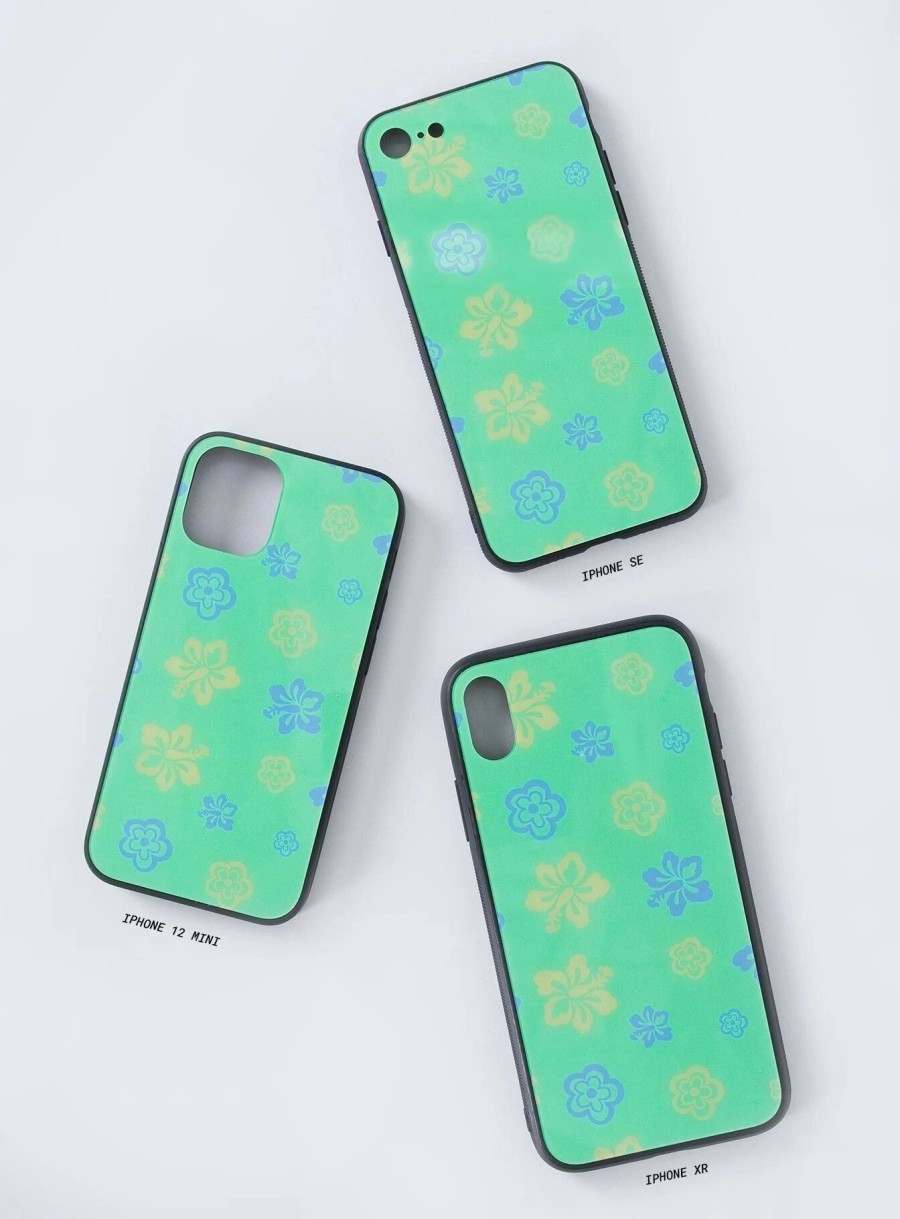 Accessories * | Princess Polly Cast Away Iphone Case Green Multi