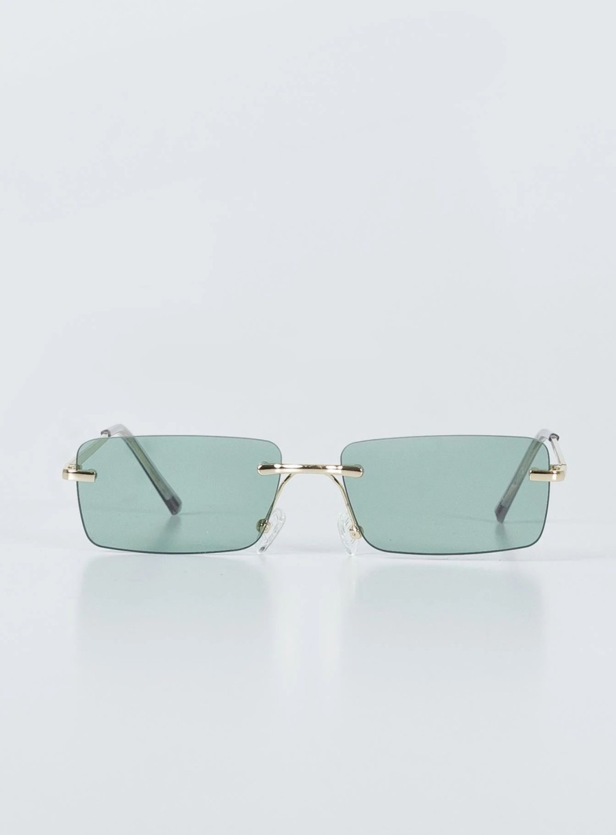 Accessories * | Princess Polly Lower Impact Indi Sunglasses Green