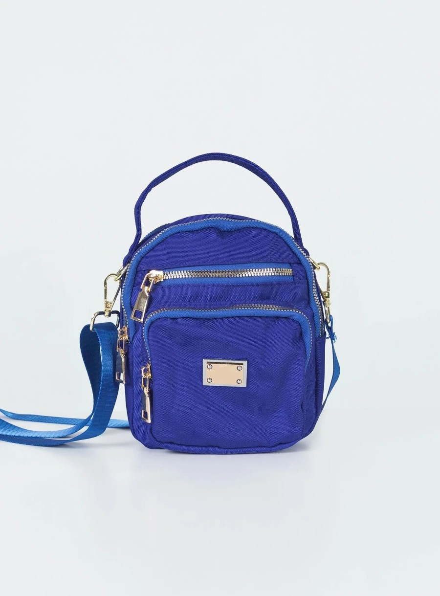 Accessories * | Princess Polly Dixon Crossbody Bag Blue