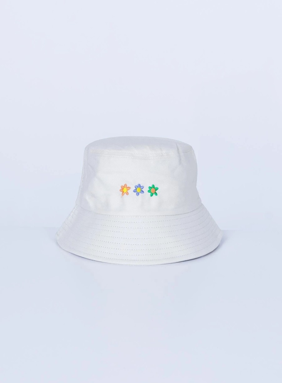 Accessories * | Princess Polly Elouise Bucket Hat Cream