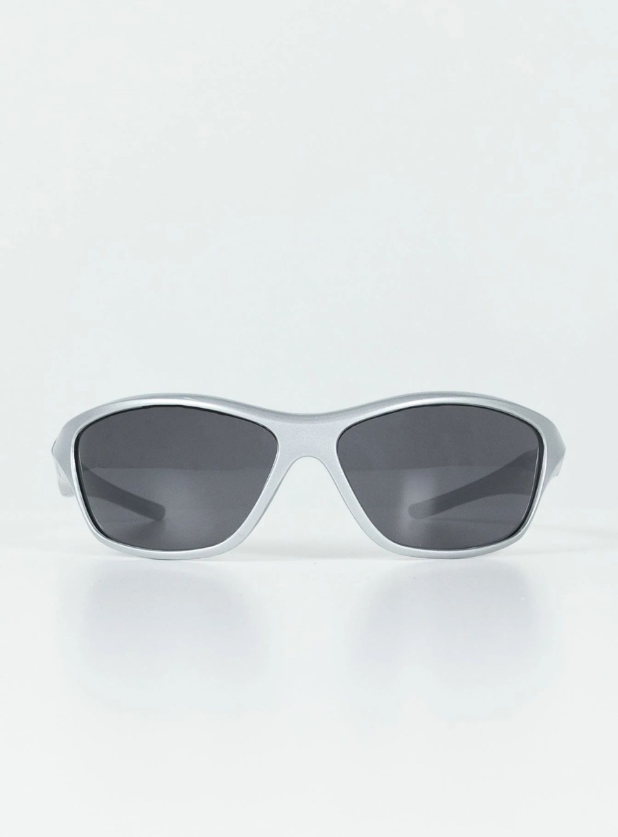 Accessories * | Princess Polly Sanz Sunglasses / Black Silver