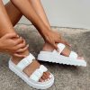 Shoes * | Princess Polly Lower Impact Ma Belle Sandals All White