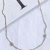 Accessories * | Princess Polly Linney Necklace / Clear Gold