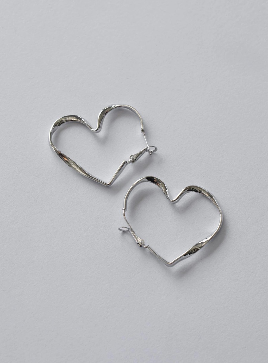 Accessories * | Princess Polly Lower Impact Dalloway Earrings Silver