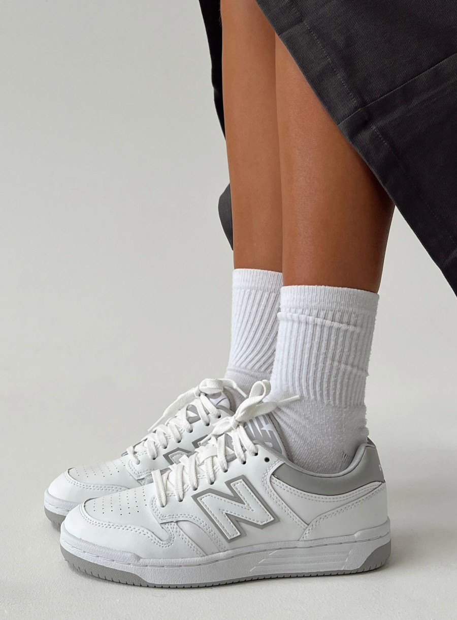 Shoes * | New Balance 480 White / Grey