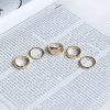 Accessories * | Princess Polly Lower Impact Dever Ring Pack Gold