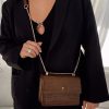 Accessories * | Peta And Jain Peta & Jain Lissy Bag Brown Brown Croc