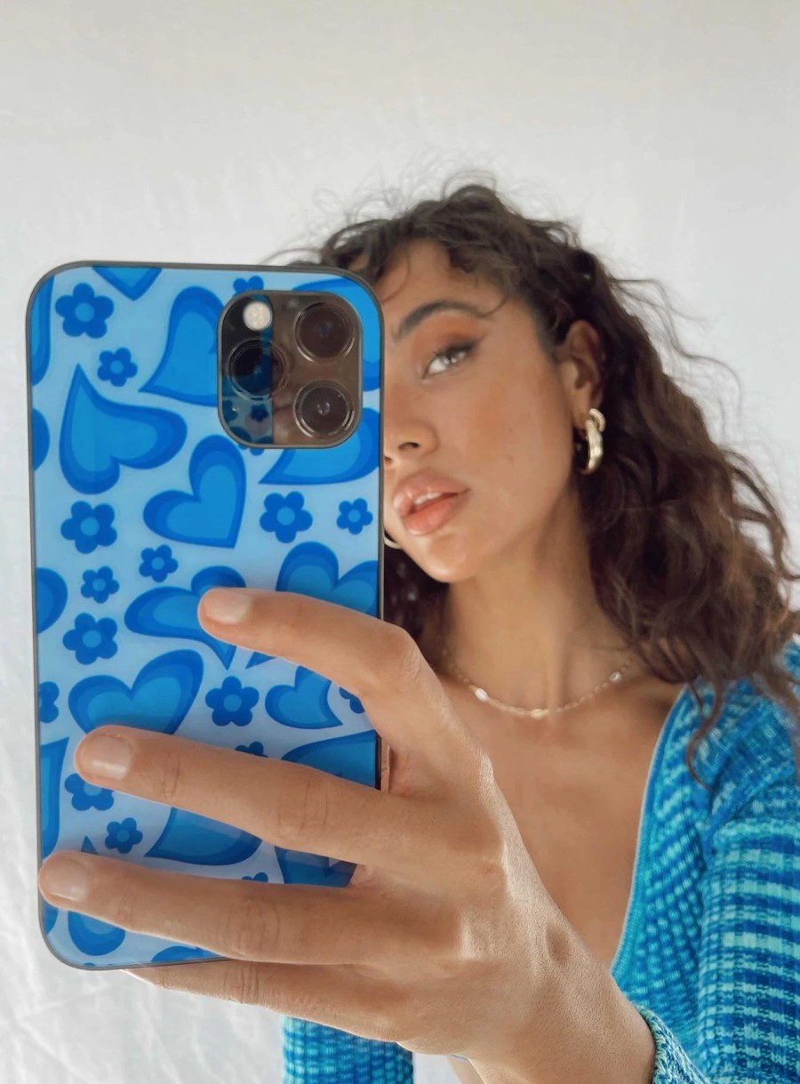 Accessories * | Princess Polly Skip A Beat Iphone Case Blue