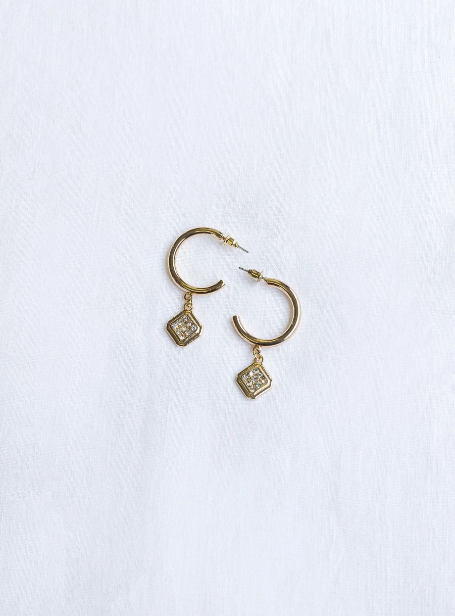 Accessories * | Princess Polly Lower Impact Cortese Earrings Gold