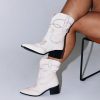 Shoes * | Princess Polly Carinne Boots White