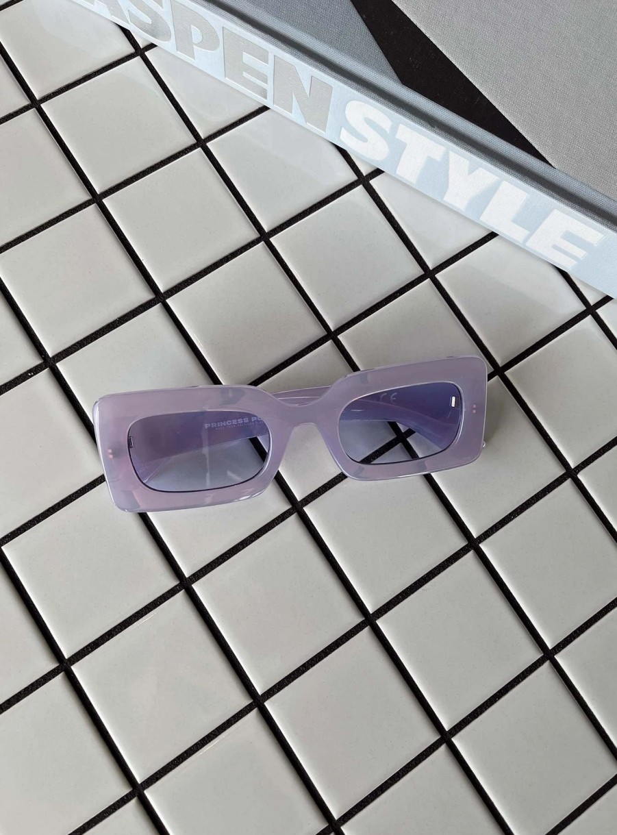 Accessories * | Princess Polly Lower Impact Hazel Sunglasses Lilac Purple