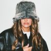 Accessories * | Princess Polly Delvey Fluffy Hat Grey