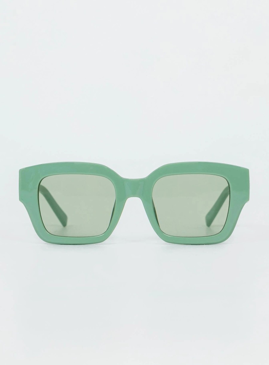 Accessories * | Princess Polly Dutton Sunglasses Green