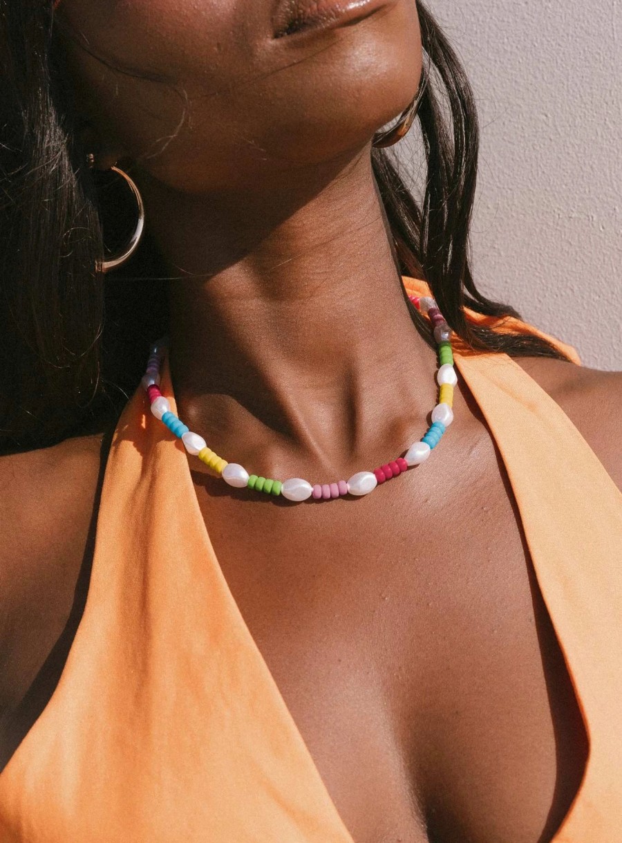 Accessories * | Princess Polly Coastline Necklace Multi